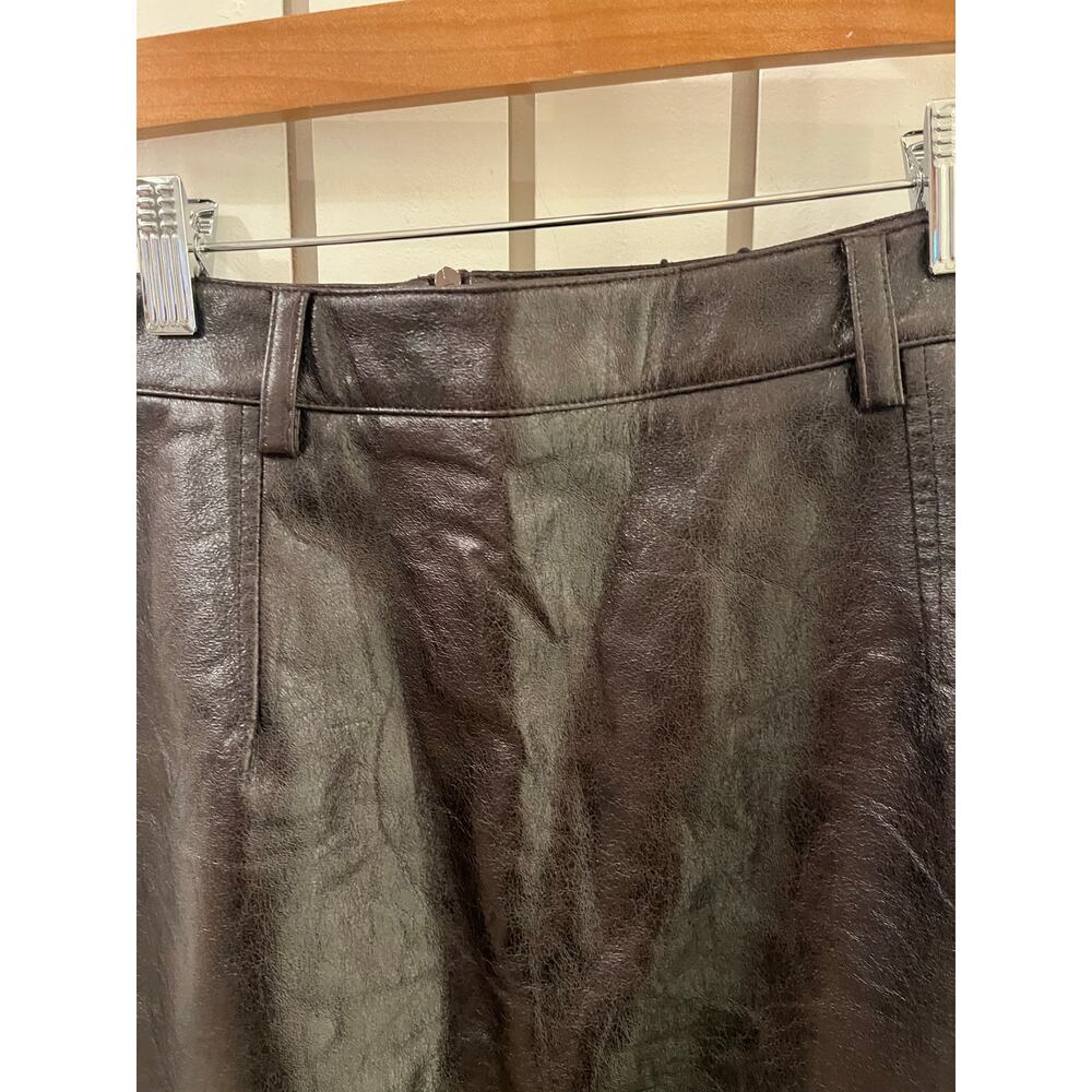 Urban Revivo Faux Leather Skirt - Picture 6 of 7